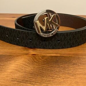 Michael Kors Reversible Black/Brown Xl Belt
